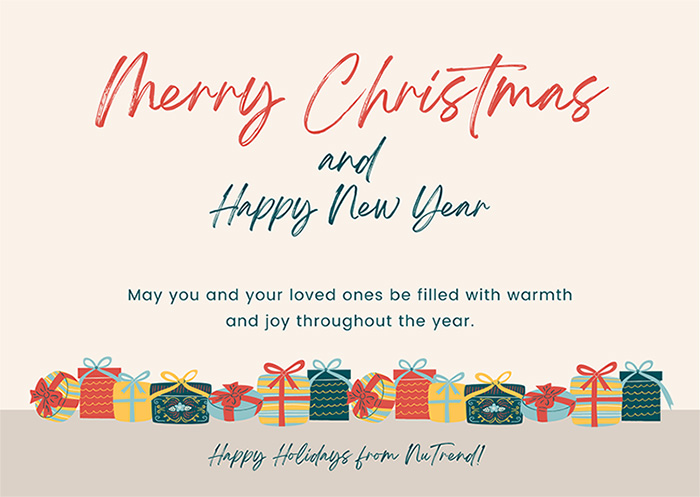 Christmas & New Year Greetings from NuTrend