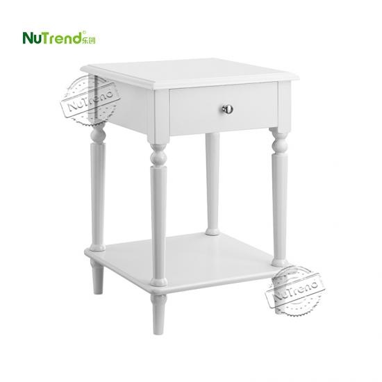Wooden White Sofa End Table Furniture Factory China